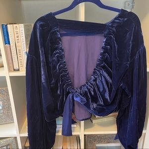 Free People Velvet Top